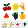6pcs Fruit-Shaped Napkin Holders Reusable Party Napkin for Table Decor for Restaurants Cafes Weddings and Events Design Featuring Lemon Watermelon Cherry Pineapple and Banana view 4