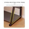 Standup Desk, Small Desk with Stand, Desk, Study Writing Desk, Modern Simple Style Desk for Home Office, Standing Desk(Gray+Black,31.5in/80cm) view 4
