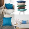 A1 Home Collections Down Alternative Throw, Pillow Insert Pack of 1, 24"x24", Navy Blue view 3