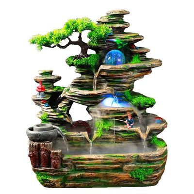 House Decorative Items Tabletop Fountain Rockery Flowing Water Fountain Ornaments Living Room Interior Decoration Fish Tank Tabletop Waterfall Fountain