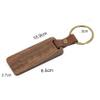 110PC Personalized Wood Keychain Bulk Custom Engraved Key Fob for Party Supplies Rustic Wedding Favors for Guests Corporate Reunion Commemorative Gifts Hotel Door Tag Keychain view 3