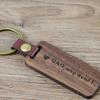 110PC Personalized Wood Keychain Bulk Custom Engraved Key Fob for Party Supplies Rustic Wedding Favors for Guests Corporate Reunion Commemorative Gifts Hotel Door Tag Keychain view 4