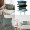 A1 Home Collections Down Alternative Throw Insert, Ready to Use Pillow Pack of 2, 18"x18", Dove Grey view 3