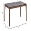 Acme Furniture Bevis Rectangular Wood Dining Table in Stone/Walnut view 3