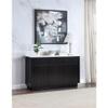 Acme Furniture Jaramillo 3-Door Wood Server with Marble Top in White/Black view 2