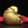 burid Pure Copper Maitreya Buddha Feng Shui Statue Laughing Big Belly Buddha Sculpture Office Decoration Crafts Gift Buddha Statues view 3