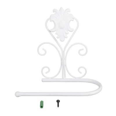 Wall Mounted Paper,Paper Towel Holder Under Cabinet Adhsive Paper Towel Rack Stainless Steel Rustproof Easy Tear Towel Holder for Kitchen Bathroom (B)