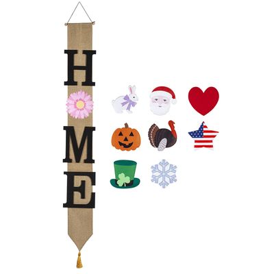 Evergreen Interchangeable Icon Door Decor - Home