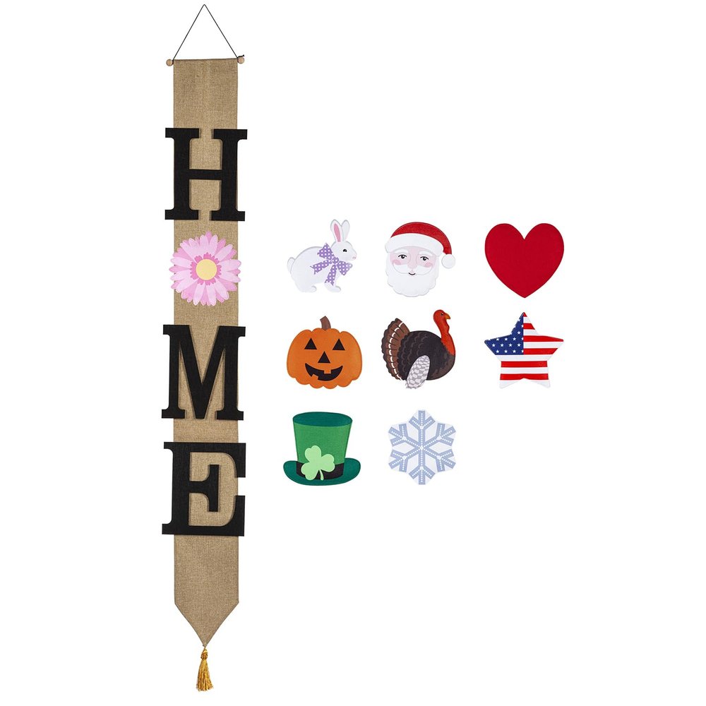 Evergreen Interchangeable Icon Door Decor - Home