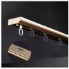 5 9 13 17 21 25 29 33 39 Ft Aluminum Curtain Track Rail, Sliding Ceiling Mount Room Divider Curtain Tracks And Fittings For RV Shower Hotel Privacy (Color : Gold, Size : 6ft/183cm) view 1