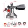 Keg Coupler, Beer Barrel Coupler, G5/8 A Type Stainless Steel Beer Keg Tap Distributor Coupler with Safety Pressure Relief Valve view 2