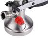 Keg Coupler, Beer Barrel Coupler, G5/8 A Type Stainless Steel Beer Keg Tap Distributor Coupler with Safety Pressure Relief Valve view 3