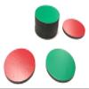 25-Pack, Double-Sided Reg Green Flip Magnet - 1" Red/Green, Go - No Go, Reversible Indicator for Efficient Organizational Communication, Ideal Indicator for Steel Surfaces view 3
