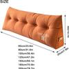 MGEMJMJ Triangular Headboard Pillow, King Size Bedside Cushion, Headboard Cushion Wedge Backrest Support Cushion(Size:60cm/23.6in,Color:Blue) view 2
