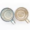 aito Seisakusho 113512 Itsumo Always Mug, Set of 2, About 10.1 fl oz (300 ml), Enjoy Life, Pair Mug, Gray/Beige, Mino Ware, Dishwasher Safe, Made in Japan view 4