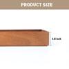 Bamxzoo Versatile Walnut Wood Storage Box With Lid for Organization(5x5x1.8)-100% Natural & Durable Organizer Bin-Single Storage Clean Ergonomic Design view 4