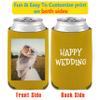 Custom Beer Can Coolers Personalized Can Cooler Huggie Sleeve Customize Soft Drink Coolies Collapsible Insulators Bulk for 12 oz 16 oz Beverage Soda Cans Cover Quality Neoprene Bottle Cooler 1-150pcs view 2