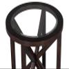 22" Round Black Coffee Tables for Living Room, Glass Coffee Tables for Small Space Simple Modern Center Table, Modern Tempered Glass Smooth Glass Tea Table End Table(22''Round) view 4