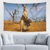 KOSPOGO Cute Kangaroo And Hippo Tapestry Wall Hanging 60x40 Inch Bedroom Living Room Home Party Banner Decoration Tapestries view 1