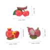 BRIGHTFUFU 3pcs Simulation Fruit Food Magnets for Refrigerator Decor Cute Kitchen Stickers for Fridge Realistic Decorative Stickers for Home and and Lightweight Kitchen Accessories view 2
