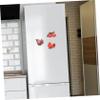 BRIGHTFUFU 3pcs Simulation Fruit Food Magnets for Refrigerator Decor Cute Kitchen Stickers for Fridge Realistic Decorative Stickers for Home and and Lightweight Kitchen Accessories view 3