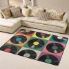 WILARE Runner Rugs 2x4ft, Music Gramophone Kids Bedroom Rugs, Modern Abstract Retro Music Large Nursery Rug, Soft Non-Slip for Decor Teen Boys Room Floor Lounge Nursery view 4