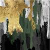 Abstract Emerald Green Gold Grey Area Rug, Luxury Emerald Green Gold Gray Rugs Floor Carpet, Indoor Non-Slip Rug for Room Sofa Living Room Mat Bedroom Home Decor Floor Mats 3ftx5ft view 2