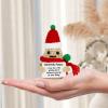 DAFURIET Positive Christmas Potato, 3 inch Knitted Wool Doll with Card for Cheer Up Gifts and Party Decorations, Cute Wool Potato Crochet Doll for Birthday Gifts (Christmas Potato) view 4