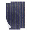 bisibuy Stripe Gold Blue Hand Towels for Bathroom 28.3 x 14.4 Decorative Kitchen Hand Towel Soft Absorbent Bathroom Towels Set of 2 Kitchen Drying Towels Home Farmhouse Decor Gifts view 1