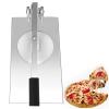 12-24cm Stainless Steel Pizza Dough Pastry Manual,Pizza Dough Press Machine,Household Pizza Presser Kitchen Tools for Pizza, Tortilla,12cm view 1