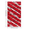 bisibuy Football Red White Black Hand Towels for Bathroom 28.3 x 14.4 Decorative Kitchen Hand Towel Soft Absorbent Bathroom Towels Set of 2 Kitchen Drying Towels Home Farmhouse Decor Gifts view 2