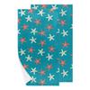 bisibuy Bright Starfish Pattern Hand Towels for Bathroom 28.3 x 14.4 Decorative Kitchen Hand Towel Soft Absorbent Bathroom Towels Set of 2 Kitchen Drying Towels Home Farmhouse Decor Gifts view 1