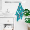 bisibuy Bright Starfish Pattern Hand Towels for Bathroom 28.3 x 14.4 Decorative Kitchen Hand Towel Soft Absorbent Bathroom Towels Set of 2 Kitchen Drying Towels Home Farmhouse Decor Gifts view 4