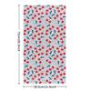 bisibuy Cherry Blue Drops Hand Towels for Bathroom 28.3 x 14.4 Decorative Kitchen Hand Towel Soft Absorbent Bathroom Towels Set of 2 Kitchen Drying Towels Home Farmhouse Decor Gifts view 2