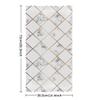 bisibuy Marble Squre Grey Bathroom Hand Towels Decorative Set of 2 Kitchen Towels Lightweight Absorbent Hand Towels for Bathroom Hand Kitchen Home Decor Gifts view 2