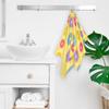 bisibuy Bright Donuts Hand Towels for Bathroom 28.3 x 14.4 Decorative Kitchen Hand Towel Soft Absorbent Yellow Bathroom Towels Set of 2 Kitchen Drying Towels Home Farmhouse Decor Gifts view 4