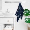 bisibuy Space Astronaut Hand Towels for Bathroom 28.3 x 14.4 Decorative Kitchen Hand Towel Soft Absorbent Spaceship Rocket Bathroom Towels Set of 2 Kitchen Drying Towels Home Farmhouse Decor Gifts view 4