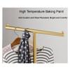 Clothes Rack Simple Modern Metal Freestanding Hanging Coat Rack With Rock Plate Base Garment Rack Clothes For Bedroom Bedside Hallway Entryway Clothes Shelf ( Color : Black , Size : 25*40*170cm ) view 3