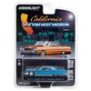 Greenlight Collectibles 1/64 1972 Cadillac Coupe Deville, Light Blue, California Lowriders 63030-E view 1