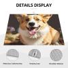 Cute Dog Corgi Dish Drying Mat Large 18"x 24" Dishes Drainer Mats for Kitchen Counter Super Absorbent Quick Drying Coffee Mat Dish Rack Pad,Rack Tableware Mat view 3