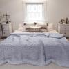 Gavilion Chunky Knit Blanket Throw, Soft Chenille Yarn Throw Blanket, Handmade Thick Cable Knit Crochet Blanket, Large Knit Chunky Throw Blanket for Couch Home Decor,Yellow,100 * 100 cm view 2