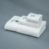 Lamess Premium 3 Piece Towel Set, 1 Bath Towel 1 Hand Towel 1 Washcloth, 100% Cotton White Towel Set Soft Quick Dry Highly Absorbent view 3