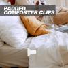 Unomor 10pcs Non- Duvet Clips Padded Comforter Fasteners for Fitted and Blankets Easy Installation Secure Inserts Prevent Shifting Lightweight and view 3