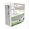 Guardmax Jersey Knitted Full Zippered Mattress Encasement - Waterproof & Bed Bug Proof Mattress Protector - Comfortable, Soft, and Noiseless Zippered Bedding - Dust Mite Proof (54 x 75 x 12) view 1