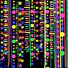 702feet Paper UV Neon Garland Neon Streamers Glow in The Dark Neon Party Supplies and Decorations Glow in The Dark Streamers Blacklight Reactive Fluorescent Black Light Party Kit for Birthday Wedding view 1