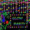 702feet Paper UV Neon Garland Neon Streamers Glow in The Dark Neon Party Supplies and Decorations Glow in The Dark Streamers Blacklight Reactive Fluorescent Black Light Party Kit for Birthday Wedding view 2