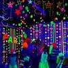 702feet Paper UV Neon Garland Neon Streamers Glow in The Dark Neon Party Supplies and Decorations Glow in The Dark Streamers Blacklight Reactive Fluorescent Black Light Party Kit for Birthday Wedding view 4