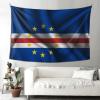 KOSPOGO Silk Style Flag Of Cape Verde Tapestry Wall Hanging 90x60 Inch Bedroom Living Room Home Party Banner Decoration Tapestries view 3