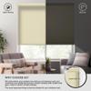 Sulugood Cordless Blackout Cellular Blinds Customized Honeycomb Pull Down Shades Thermal Insulated Window Shades for Home, Bedroom and Kitchen,Easy to Install.Grey 89" W x 80" H view 3