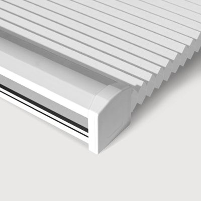 Sulugood Cordless Light Filtering Cellular Blinds Customized Honeycomb Pull Down Shades Thermal Insulated Window Shades for Home, Bedroom and Kitchen,Easy to Install.White 24" W x 90" H